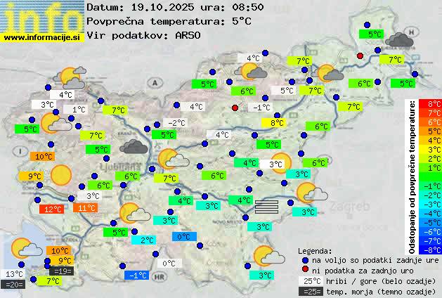 Trenutno vreme Koper