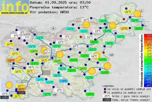 Trenutno vreme Slovenj Gradec