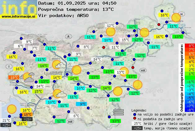 Trenutno vreme Slovenj Gradec